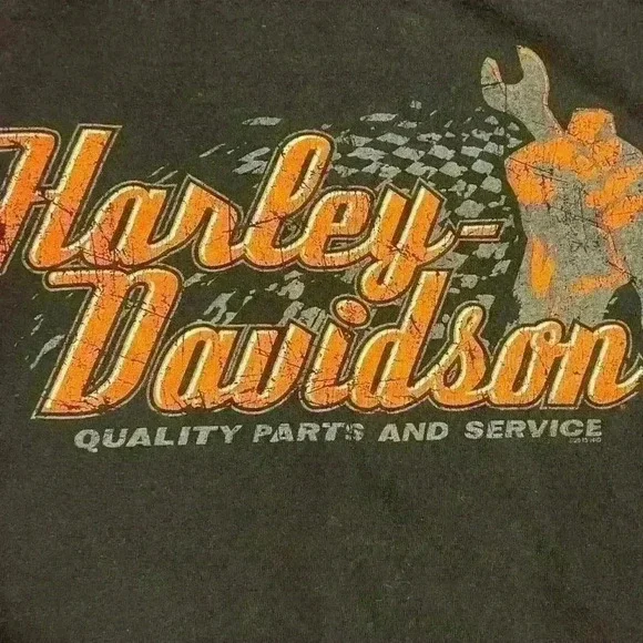 Harley Davidson Motorcycles Graphic Tee T shirt size 2XL XXL Biker Bikercore - Picture 5 of 8